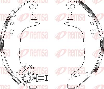 Remsa 4130.00 - Спирачна челюст vvparts.bg