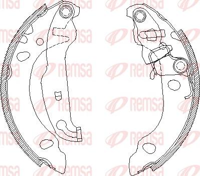 Remsa 4138.00 - Спирачна челюст vvparts.bg