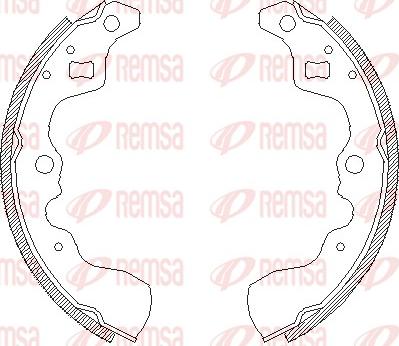 Remsa 4132.00 - Спирачна челюст vvparts.bg