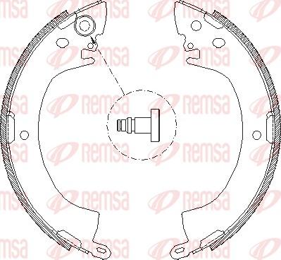 Remsa 4122.00 - Спирачна челюст vvparts.bg