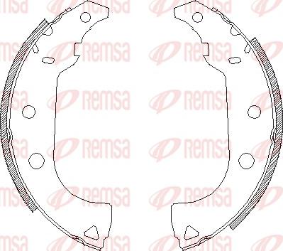 Remsa 4176.00 - Спирачна челюст vvparts.bg