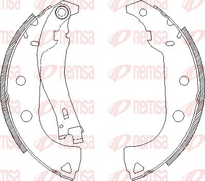 Remsa 4176.01 - Спирачна челюст vvparts.bg