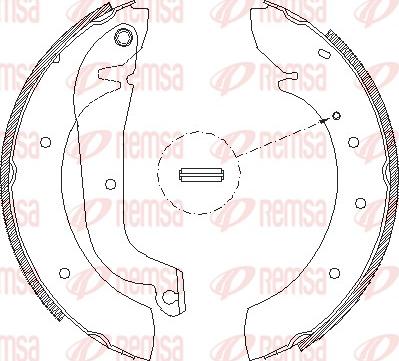 Remsa 4178.00 - Спирачна челюст vvparts.bg