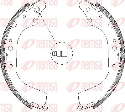 Remsa 4172.00 - Спирачна челюст vvparts.bg