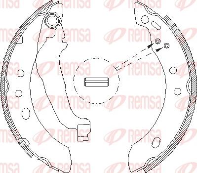 Remsa 4394.00 - Спирачна челюст vvparts.bg