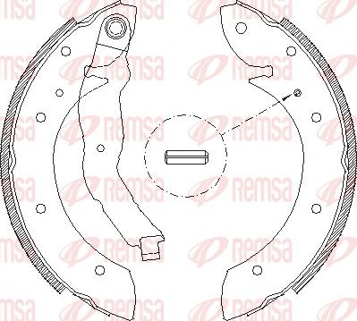 Remsa 4396.00 - Спирачна челюст vvparts.bg