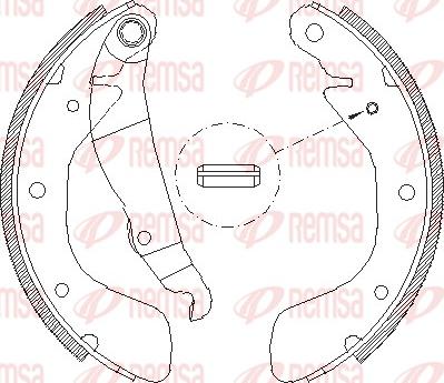 Remsa 4398.00 - Спирачна челюст vvparts.bg