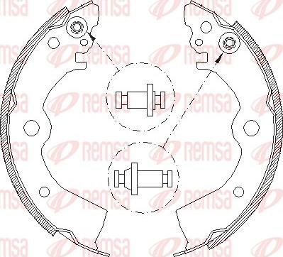 Remsa 4393.00 - Спирачна челюст vvparts.bg