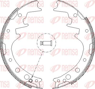 Remsa 4346.00 - Спирачна челюст vvparts.bg