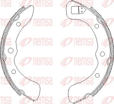 Remsa 4352.00 - Спирачна челюст vvparts.bg