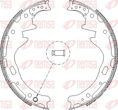 Remsa 4357.00 - Спирачна челюст vvparts.bg