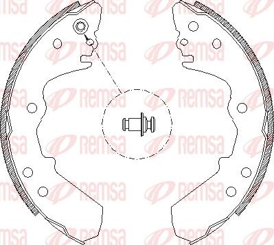 Remsa 4308.00 - Спирачна челюст vvparts.bg