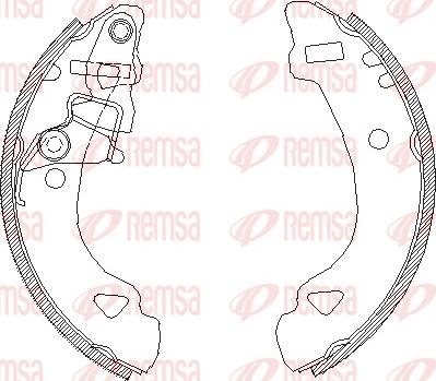 Remsa 4303.00 - Спирачна челюст vvparts.bg