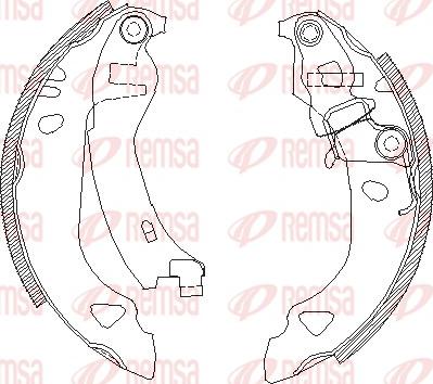 Remsa 4302.00 - Спирачна челюст vvparts.bg