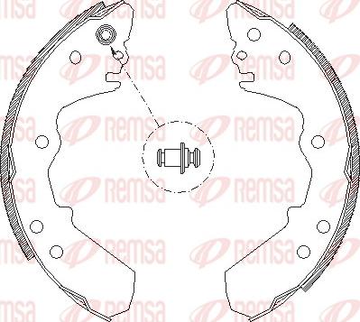 Remsa 4316.00 - Спирачна челюст vvparts.bg