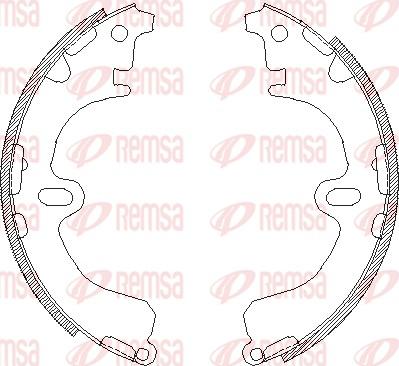 Remsa 4380.00 - Спирачна челюст vvparts.bg