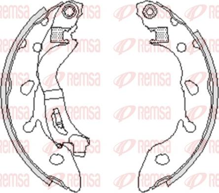 Remsa 4249.00 - Спирачна челюст vvparts.bg