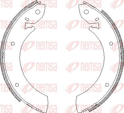 Remsa 4245.00 - Спирачна челюст vvparts.bg