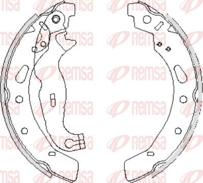 Remsa 4242.00 - Спирачна челюст vvparts.bg