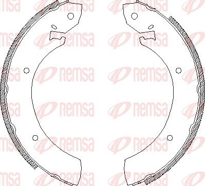 Remsa 4250.01 - Спирачна челюст vvparts.bg