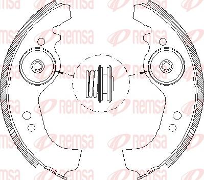 Remsa 4258.01 - Спирачна челюст vvparts.bg