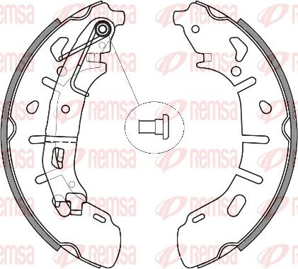 Remsa 4263.00 - Спирачна челюст vvparts.bg