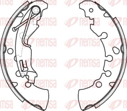 Remsa 4201.00 - Спирачна челюст vvparts.bg