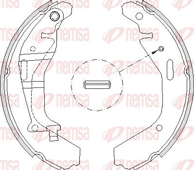 Remsa 4202.00 - Спирачна челюст vvparts.bg