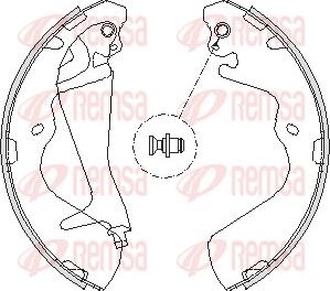 Remsa 4215.00 - Спирачна челюст vvparts.bg