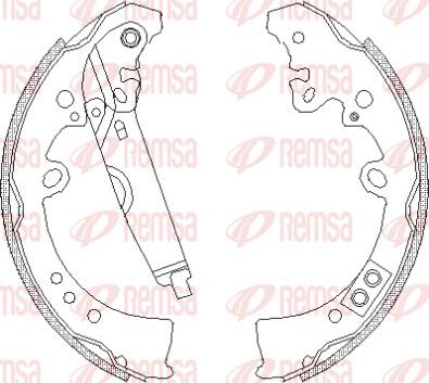 Remsa 4218.01 - Спирачна челюст vvparts.bg