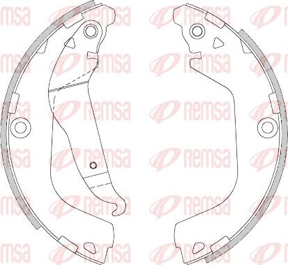 Remsa 4280.00 - Спирачна челюст vvparts.bg