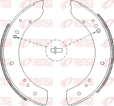 Remsa 4283.00 - Спирачна челюст vvparts.bg