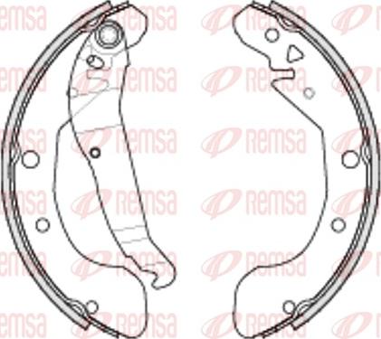 Remsa 4231.00 - Спирачна челюст vvparts.bg