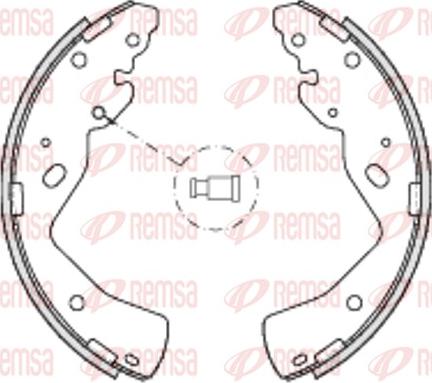 Remsa 4232.00 - Спирачна челюст vvparts.bg