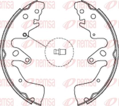 Remsa 4228.00 - Спирачна челюст vvparts.bg