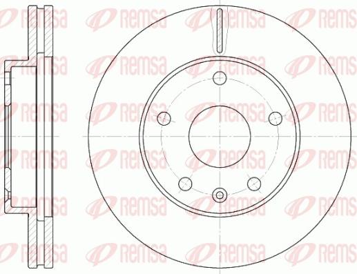 Remsa 6960.10 - Спирачен диск vvparts.bg