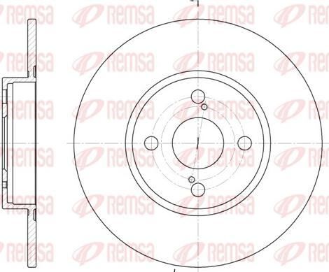 Remsa 6900.00 - Спирачен диск vvparts.bg