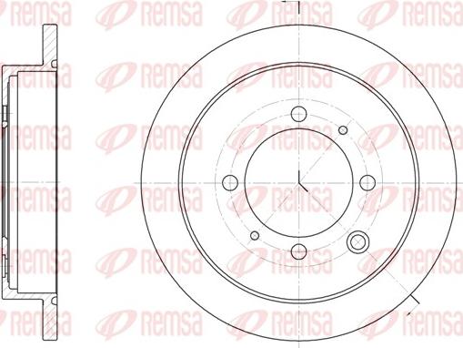 Remsa 6907.00 - Спирачен диск vvparts.bg