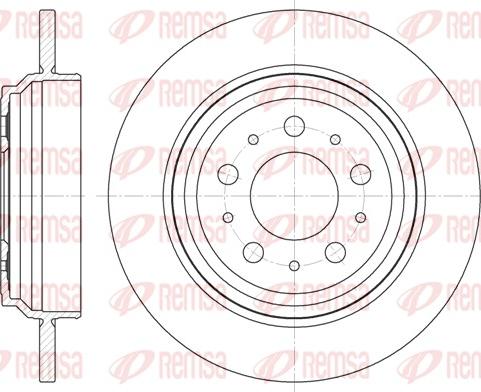 Remsa 6916.00 - Спирачен диск vvparts.bg