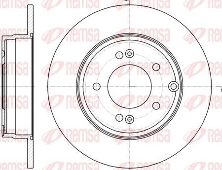 Remsa 6989.00 - Спирачен диск vvparts.bg