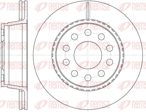 Remsa 6930.10 - Спирачен диск vvparts.bg