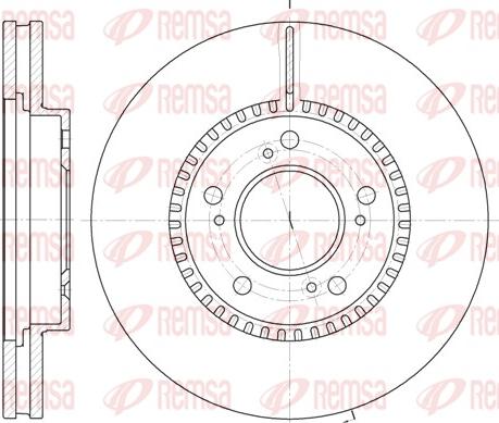 Remsa 6938.10 - Спирачен диск vvparts.bg