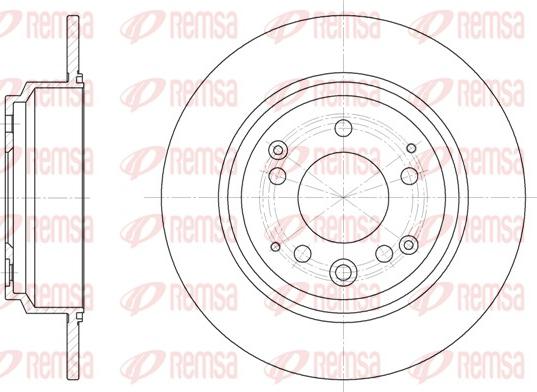 Remsa 6922.00 - Спирачен диск vvparts.bg