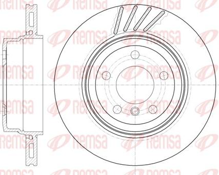 Remsa 6979.10 - Спирачен диск vvparts.bg