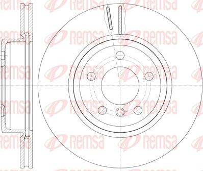 Remsa 6978.10 - Спирачен диск vvparts.bg