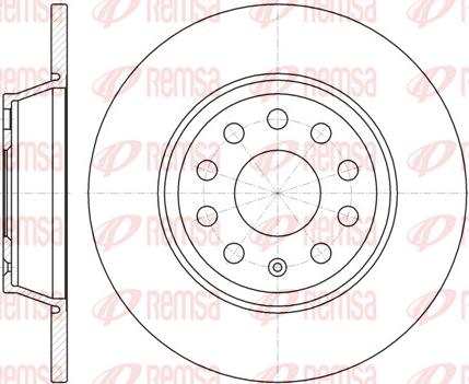 Remsa 6973.00 - Спирачен диск vvparts.bg