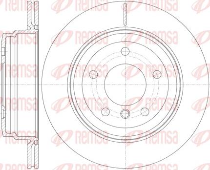 Remsa 6977.10 - Спирачен диск vvparts.bg