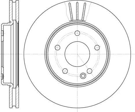 Remsa 6495.10 - Спирачен диск vvparts.bg