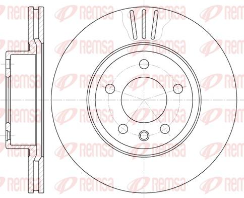 Remsa 6490.10 - Спирачен диск vvparts.bg