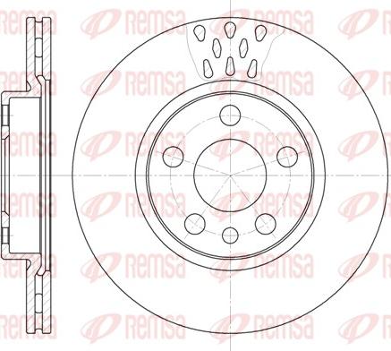 Remsa 6442.11 - Спирачен диск vvparts.bg